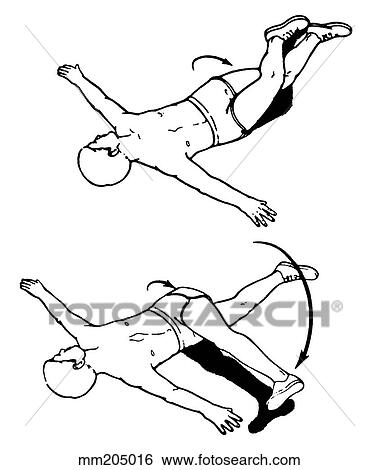Exercise, rotation View Large Illustration Stock Illustration - Exercise, rotation. Fotosearch