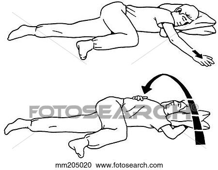Exercise, trunk rotation View Large Illustration Clipart - Exercise, trunk rotation. Fotosearch