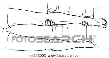 Knee extension View Large Illustration Drawing - Knee extension. Fotosearch