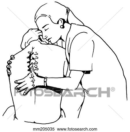 Stock Illustration - Manipulation, direct muscle energy. Fotosearch