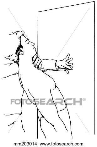 Measurement of backward bending View Large Illustration Stock Illustration - Measurement of backward bending. Fotosearch