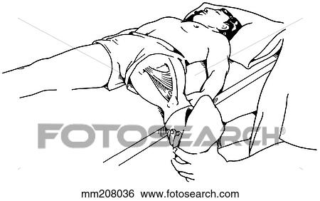 Passive stretching View Large Illustration Stock Illustration - Passive stretching. Fotosearch