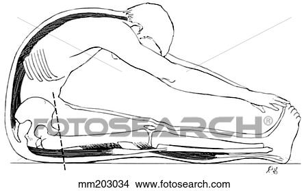 Stock Illustration - Test, forward-bending. Fotosearch