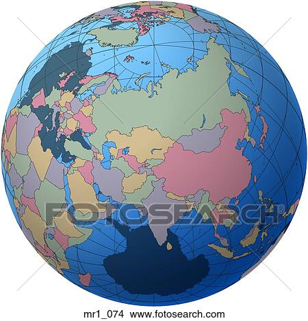 atlas, map, globe, china, asia View Large Photo Image Picture - atlas, map, globe, china, asia. Fotosearch