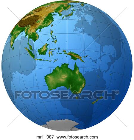 globe, relief, map, indonesia, australia View Large Photo Image Stock Photo - globe, relief, map, indonesia, australia. Fotosearch