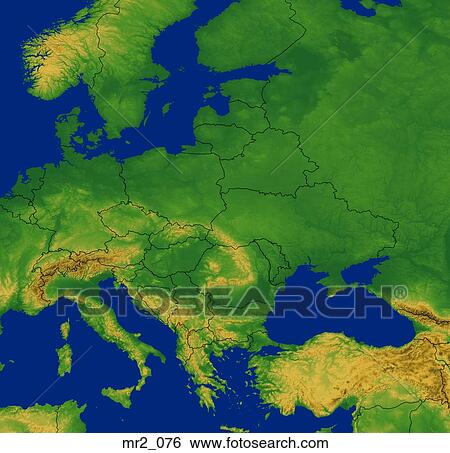 東ヨーロッパ 地図 地形である 画像コレクション Mr2 076 Fotosearch