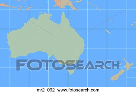 australia, political, map, atlas View Large Photo Image Stock Image - australia, political, map, atlas. Fotosearch