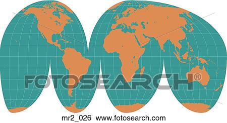 europe, map, mollweide interrupted, world View Large Photo Image Stock Photograph - europe, map, mollweide interrupted, world. Fotosearch