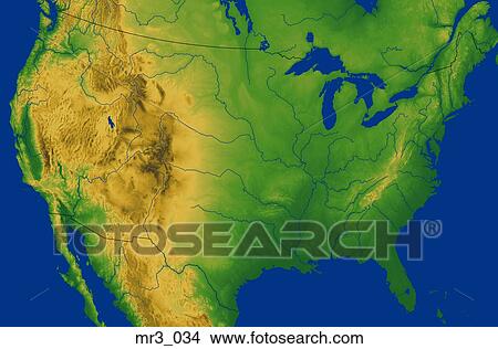 map, relief, terrain, topographic, united states View Large Photo Image Picture - map, relief, terrain, topographic, united states. Fotosearch