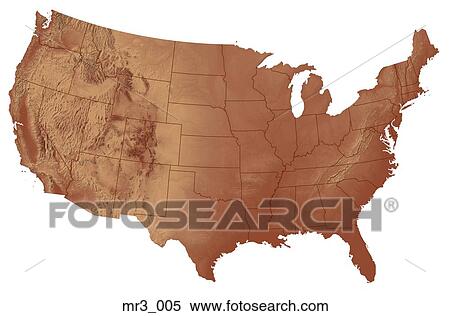 Stock Photography - map, terrain, relief, political, atlas. Fotosearch