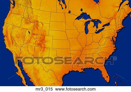 Stock Photography - map, terrain, relief, political, atlas. Fotosearch