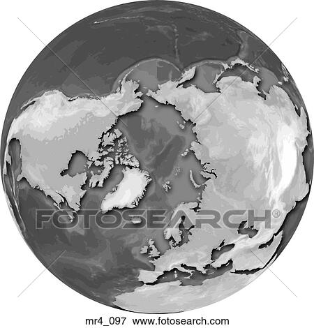 globe, map, north pole, painterly, world View Large Photo Image Stock Photo - globe, map, north pole, painterly, world. Fotosearch