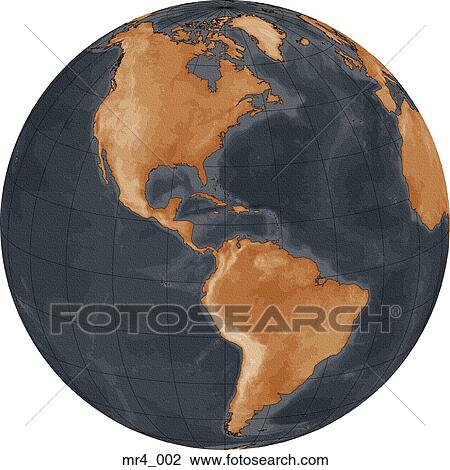 globe, south america, north america, map, americas View Large Photo Image Stock Image - globe, south america, north america, map, americas. Fotosearch