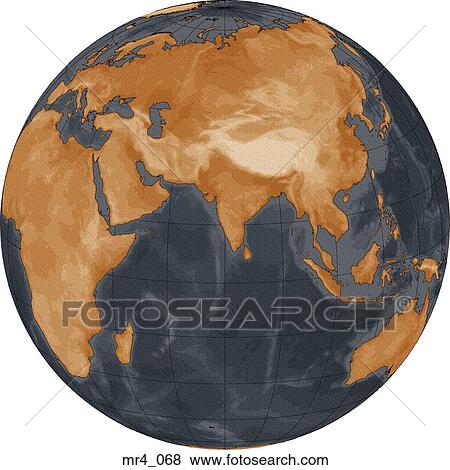 indonesia, china, indian ocean, india, globe, map, asia View Large Photo Image Stock Photo - indonesia, china, indian ocean, india, globe, map, asia. Fotosearch