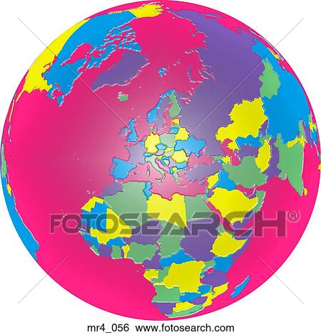 middle east, asia, map, globe, europe, africa View Large Photo Image Stock Photograph - middle east, asia, map, globe, europe, africa. Fotosearch