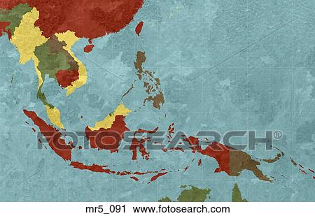 インドネシア 地図 Painterly 東南アジア ストックイメージ Mr5 091 Fotosearch インドネシア 地図 Painterly 東南アジア ストックイメージ Mr5 091 Fotosearch