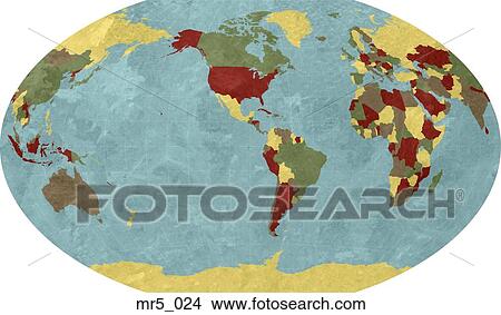 atlas, winkle tripel, political, map, americas View Large Photo Image Picture - atlas, winkle tripel, political, map, americas. Fotosearch