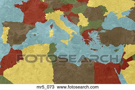 europe, map, mediterranean View Large Photo Image Stock Image - europe, map, mediterranean. Fotosearch