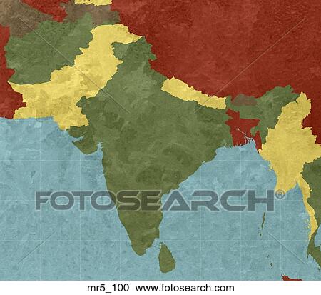 india, map, southwest asia View Large Photo Image Stock Image - india, map, southwest asia. Fotosearch