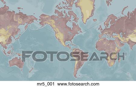 map, world, mercator, americas View Large Photo Image Stock Image - map, world, mercator, americas. Fotosearch