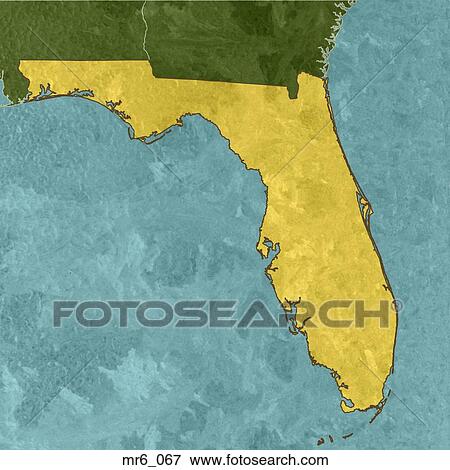 fl, florida, map, united states, us View Large Photo Image Stock Photo - fl, florida, map, united states, us. Fotosearch