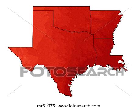 Stock Photography - fl, southwest, political, map, atlas. Fotosearch