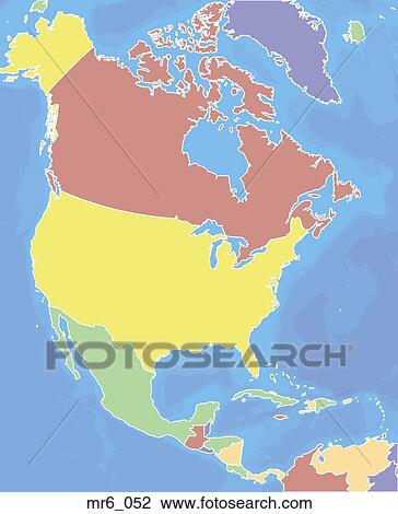 map, united states, politcal, north america, atlas View Large Photo Image Stock Image - map, united states, politcal, north america, atlas. Fotosearch