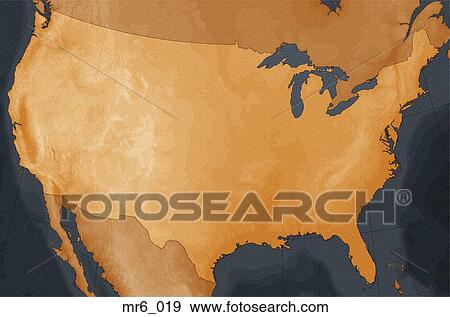 map, united states, us, usa View Large Photo Image Stock Photo - map, united states, us, usa. Fotosearch
