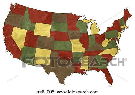 map, us, united states, politcal, atlas View Large Photo Image Stock Photo - map, us, united states, politcal, atlas. Fotosearch