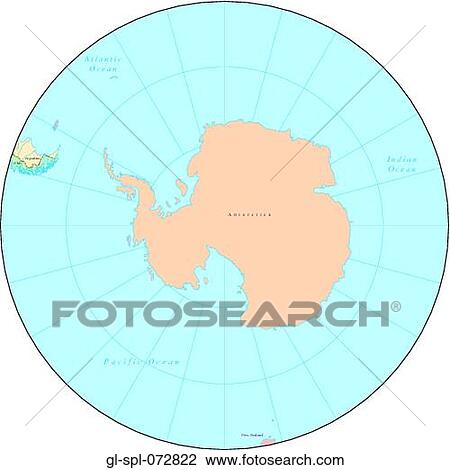 Globe over the South Pole, with Country Boundaries View Large Photo Image Stock Image - Globe over the South Pole, with Country Boundaries. Fotosearch
