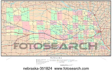 map, political, united states, usa, states View Large Photo Image Picture - map, political, united states, usa, states. Fotosearch