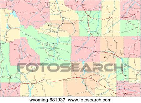 map, political, united states, usa, states View Large Photo Image Stock Photo - map, political, united states, usa, states. Fotosearch