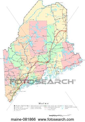 map, political, united states, usa, states View Large Photo Image Stock Photograph - map, political, united states, usa, states. Fotosearch