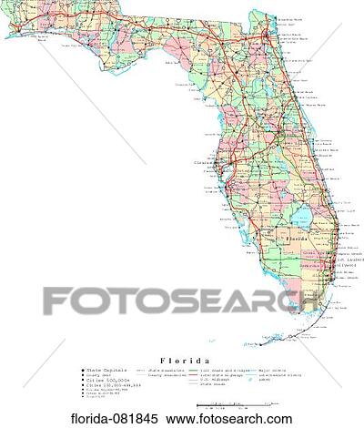 Stock Photography - map, political, united states, usa, states. Fotosearch