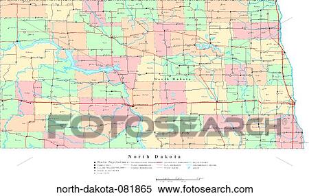 Stock Photography - map, political, united states, usa, states. Fotosearch