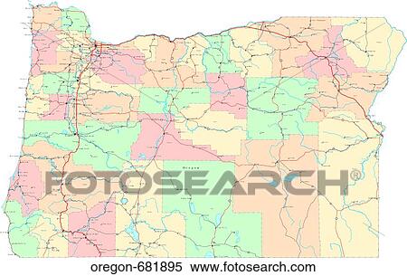 Stock Photography - map, political, united states, usa, states. Fotosearch