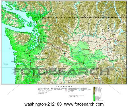 map, contour, united states, usa, states View Large Photo Image Stock Image - map, contour, united states, usa, states. Fotosearch
