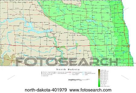 Stock Photo - map, contour, united states, usa, states. Fotosearch