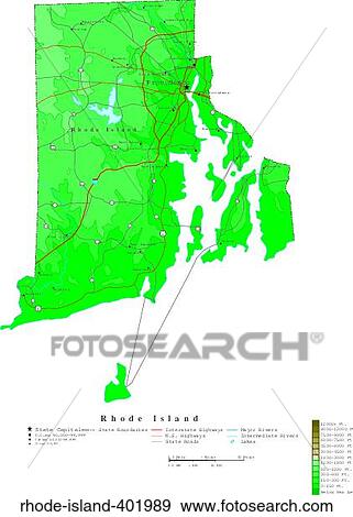 Stock Photo - map, contour, united states, usa, states. Fotosearch