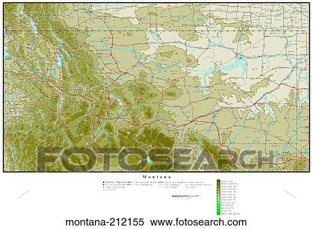 Stock Photography - map, contour, united states, usa, states. Fotosearch