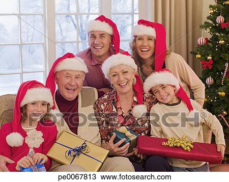 family santa hats