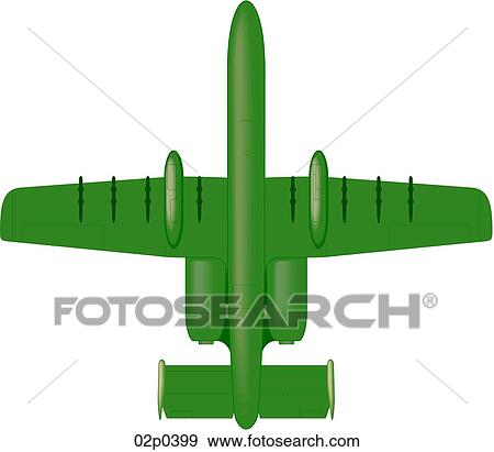 Clip Art - a-10a belly. Fotosearch