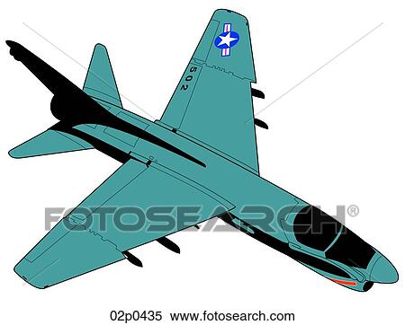 a-7 top View Large Clip Art Graphic Clipart - a-7 top. Fotosearch