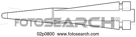 Clipart - aim-26b falcon. Fotosearch