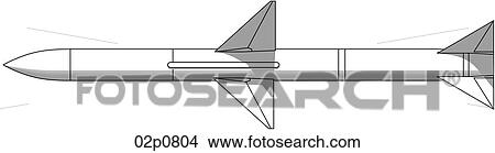 Clipart - aim-7 sparrow ii. Fotosearch