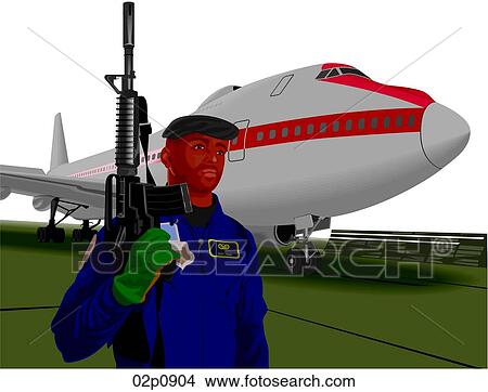 Clipart - airport security. Fotosearch