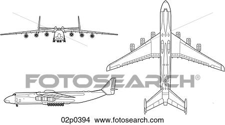 an-225 3v View Large Clip Art Graphic Clipart - an-225 3v. Fotosearch