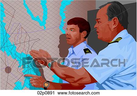 Clipart - analyzing battle. Fotosearch