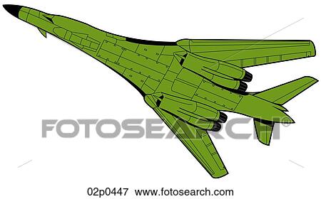 b-1 bomber View Large Clip Art Graphic Clip Art - b-1 bomber. Fotosearch