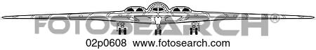 b-2 front view View Large Clip Art Graphic Clip Art - b-2 front view. Fotosearch